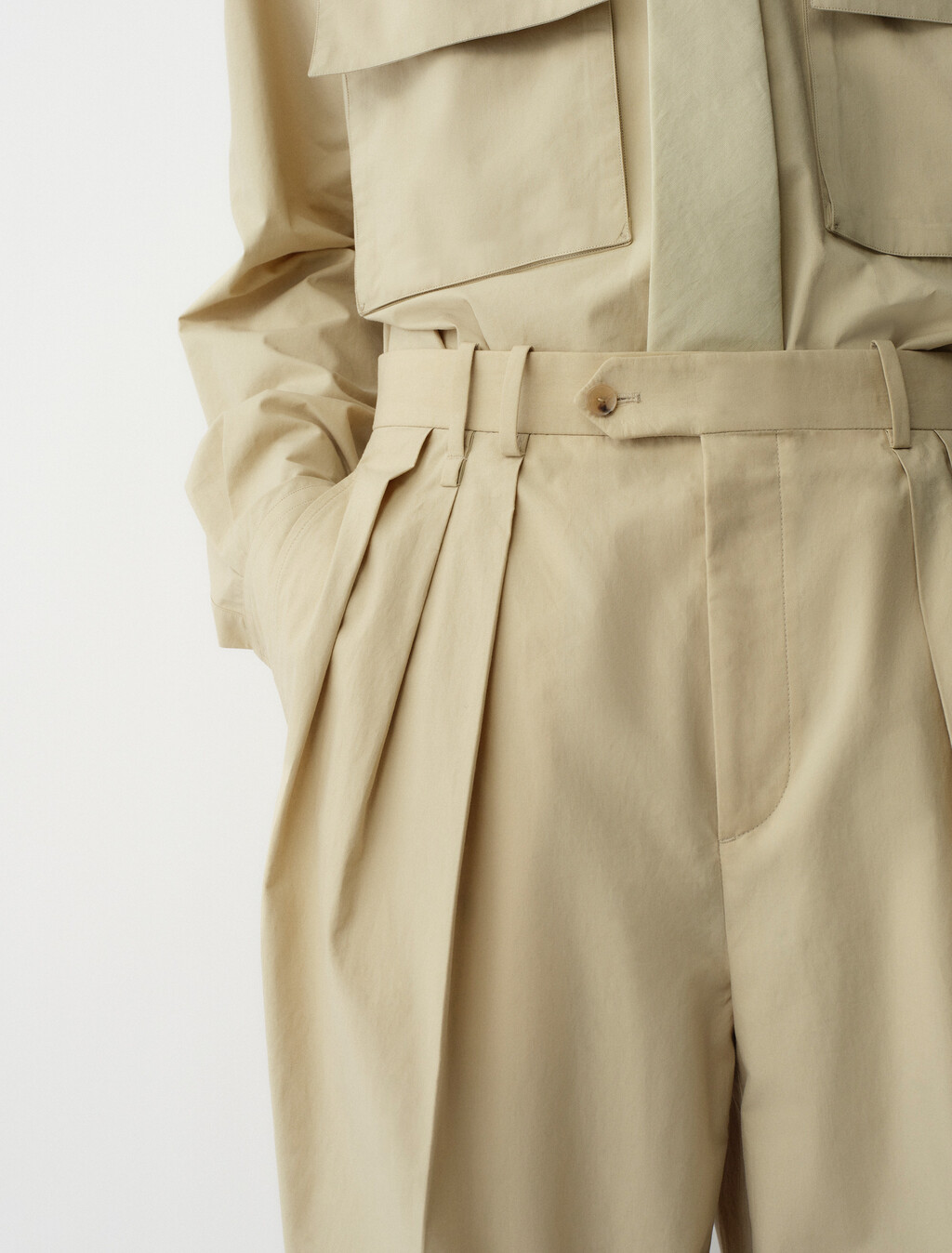 Buy BAXTER MENS TROUSERS in color EUCALYPTUS