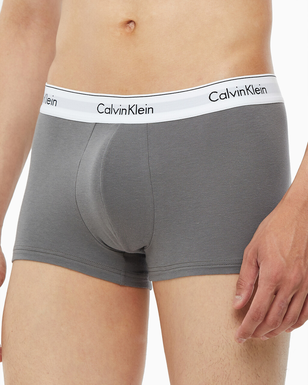 Buy 남성 모던 코튼 2PK 트렁크 in color RED/GREY