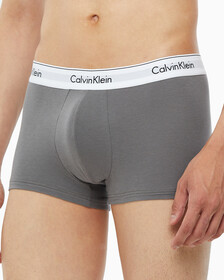 Buy 남성 모던 코튼 2PK 트렁크 in color RED/GREY
