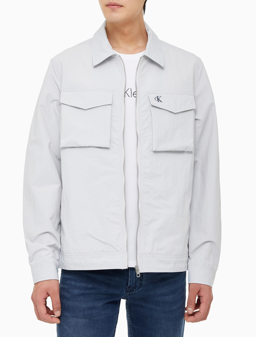 Buy 남성 패스트 트랙 셔츠 재킷 in color GHOST GREY