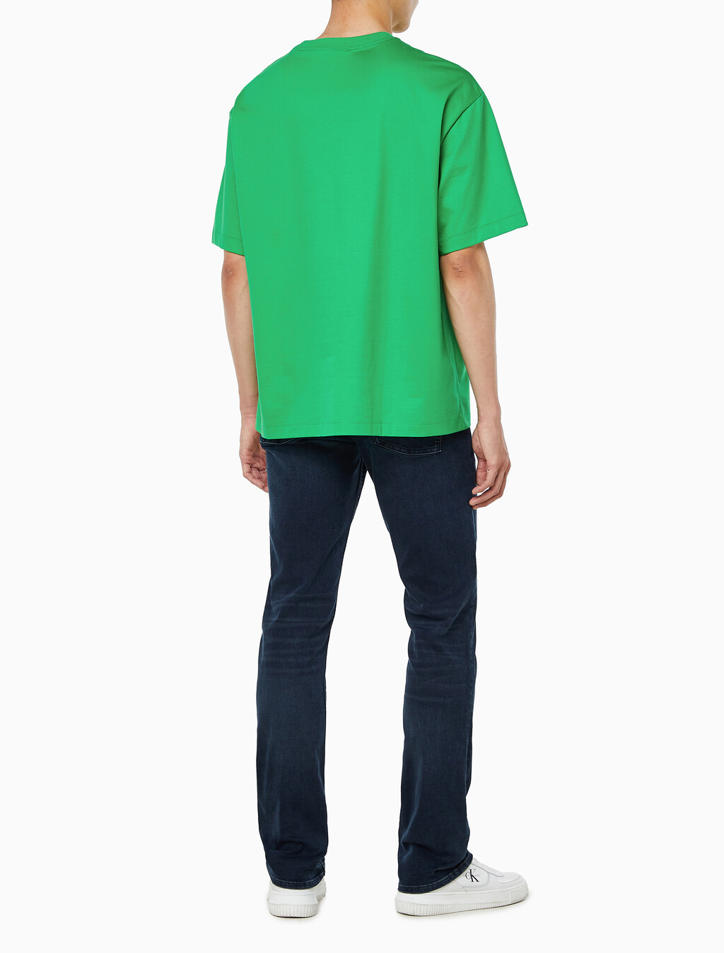 Buy 남성 릴렉스핏 바우하우스 로고 반팔 티셔츠 in color BLOSSOM GREEN