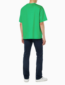 Buy 남성 릴렉스핏 바우하우스 로고 반팔 티셔츠 in color BLOSSOM GREEN