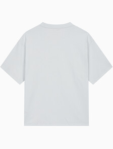 Buy 남성 릴렉스핏 히어로 모노그램 로고 반팔 티셔츠 in color BLUE BLUSH