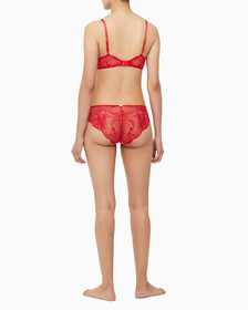 Buy 여성 CK 블랙 드래곤 레이스 AF 플런지 브라 in color ROUGE