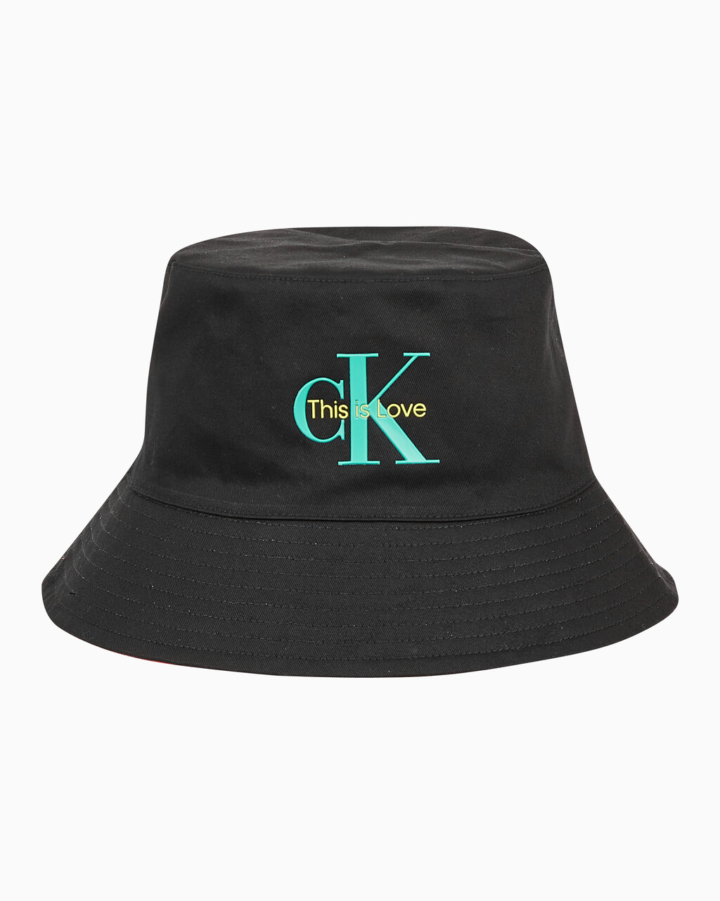 Buy 남녀공용 CKJ 프라이드 리버시블 버킷햇 in color BLACK