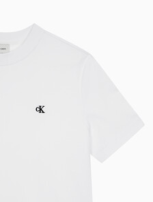 Buy 여성 아카이브 로고 크루넥 반팔 티셔츠 in color BRILLIANT WHITE