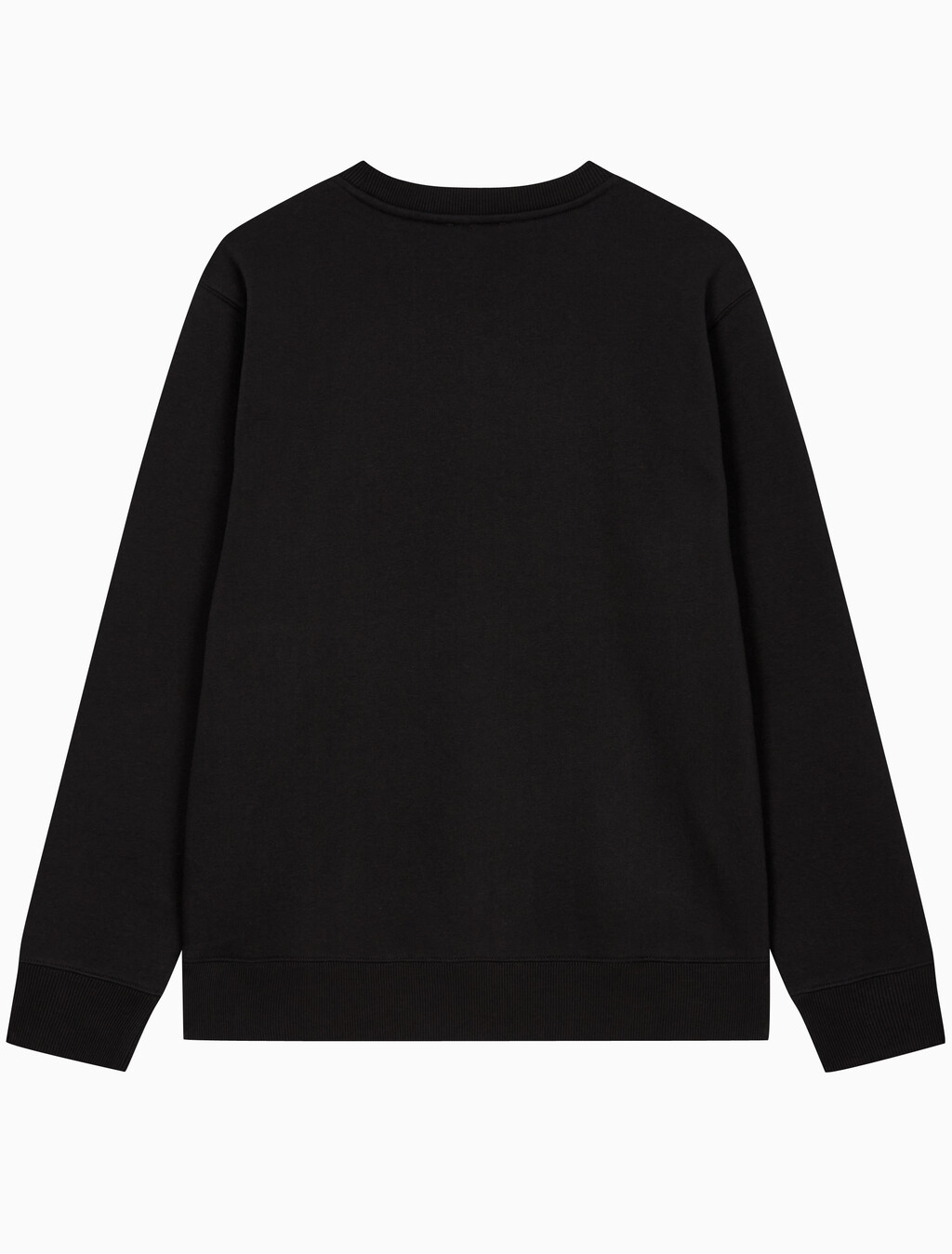 Buy 남성 레귤러핏 인스티튜셔널 로고 기모 스웻셔츠 in color CK BLACK