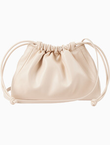 Buy 여성 드로우스트링 백 in color PINK BEIGE