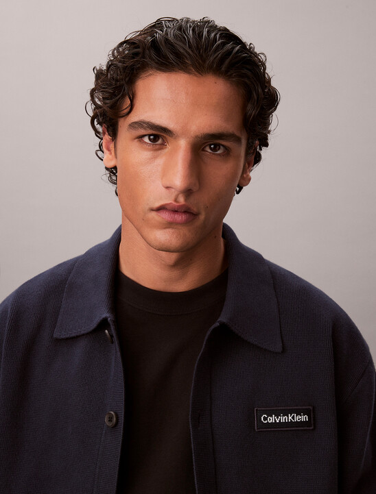 버튼 프론트 폴로 자켓