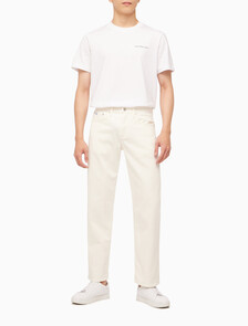 Buy 남성 90's 스트레이트핏 화이트 데님 in color CHALKY BLUE