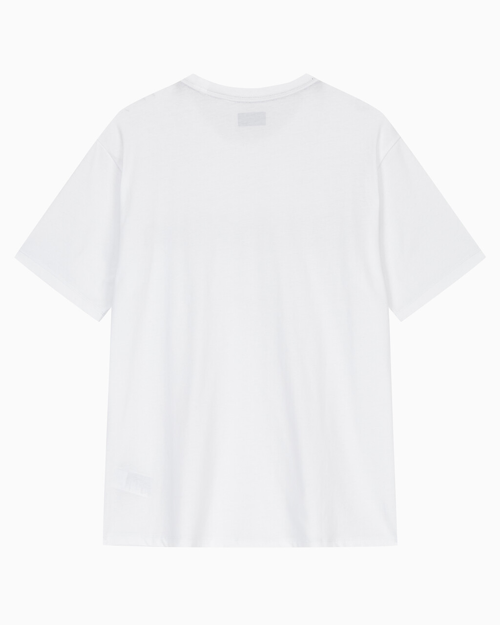 Buy 남성 레귤러 핏 에센셜 볼드 로고 반팔 티셔츠 in color BRIGHT WHITE