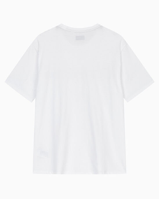 남성 레귤러 핏 에센셜 볼드 로고 반팔 티셔츠