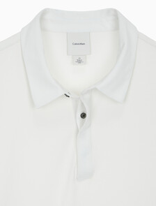 Buy 남성 숏슬리브 더블 머서라이즈드 저지 폴로티 in color VAPOROUS GRAY