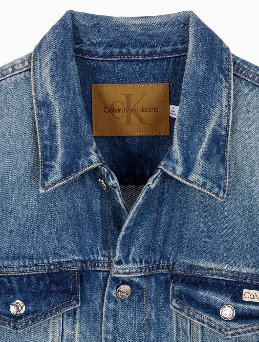 Buy 남성 90's 오로라 블루 데님 자켓 in color BLUE