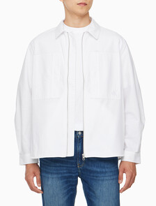 Buy 남성 쿨링 린넨 셔츠 자켓 in color BRIGHT WHITE