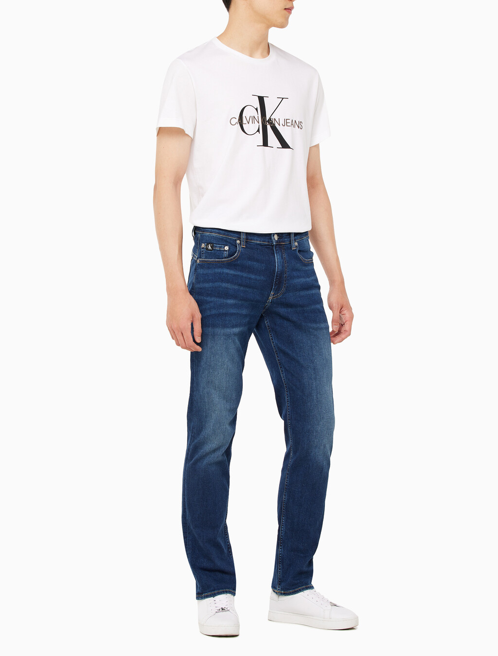 Buy 남성 바디핏 다크블루 데님 in color BLUE BLACK HANGER LOOP