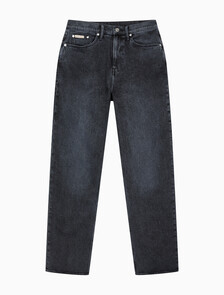 Buy 남성 와이드핏 다크블루 네이비 데님 in color BLUE BLACK HANGER LOOP