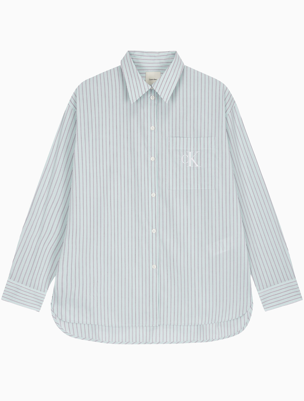 Buy 여성 버튼 다운 코튼 셔츠 in color Light Blue
