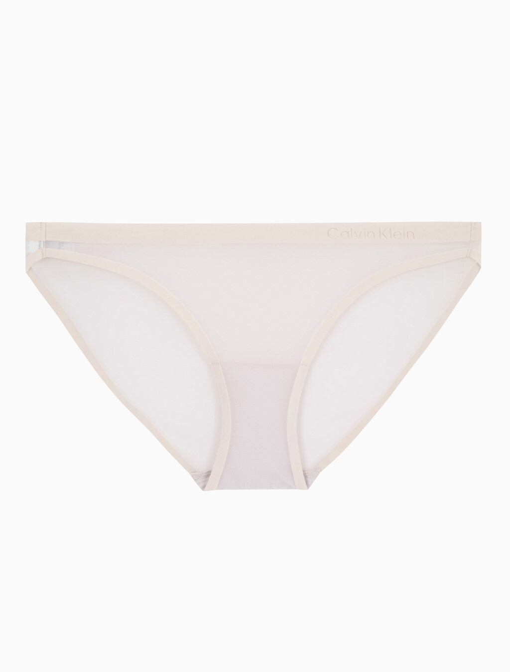 Buy 여성 미니멀리스트 메쉬 비키니 in color PINK BEIGE