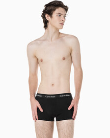 Buy 남성 코튼 스트레치 5PK  로우라이즈 트렁크 in color BLACK