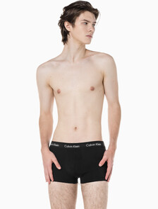 Buy 남성 코튼 스트레치 로우 라이즈 드로즈 5PK in color BLACK