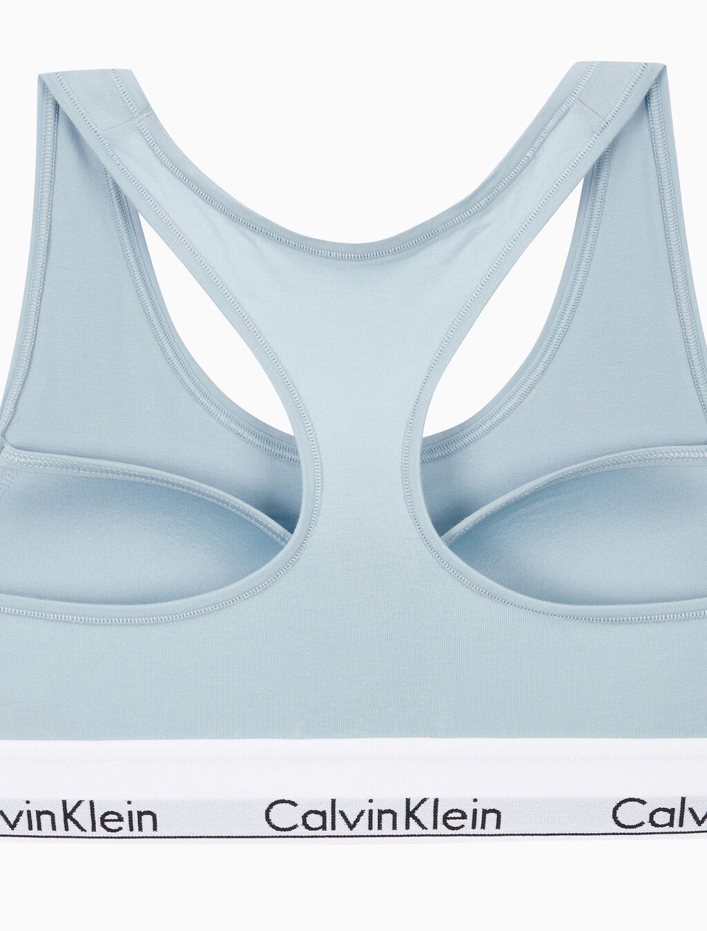 Buy 여성 아이콘 코튼 모달 AF 레이서백 브라렛 in color STERLING BLUE