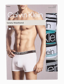 Buy 남성 WB 코튼 스트레치 버라이어티 팩 트렁크 4PK in color mint / grey / black / black 