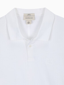 Buy 클래식 인터록 폴로 티 in color BRIGHT WHITE