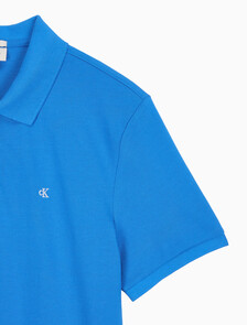 Buy 모노그램 피케 폴로 티 in color FRENCH BLUE