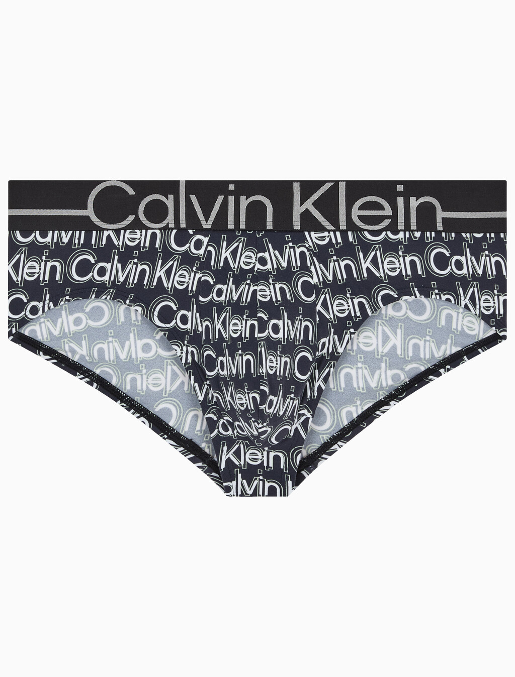 Buy 남성 뉴 사인 로고 힙브리프 in color Black Print