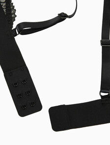 Buy 여성 CK 블랙 지오 레이스 AF 플런지 브라 in color BLACK