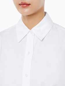 Buy 여성 옥스퍼드 롱슬리브 셔츠 in color BRIGHT WHITE