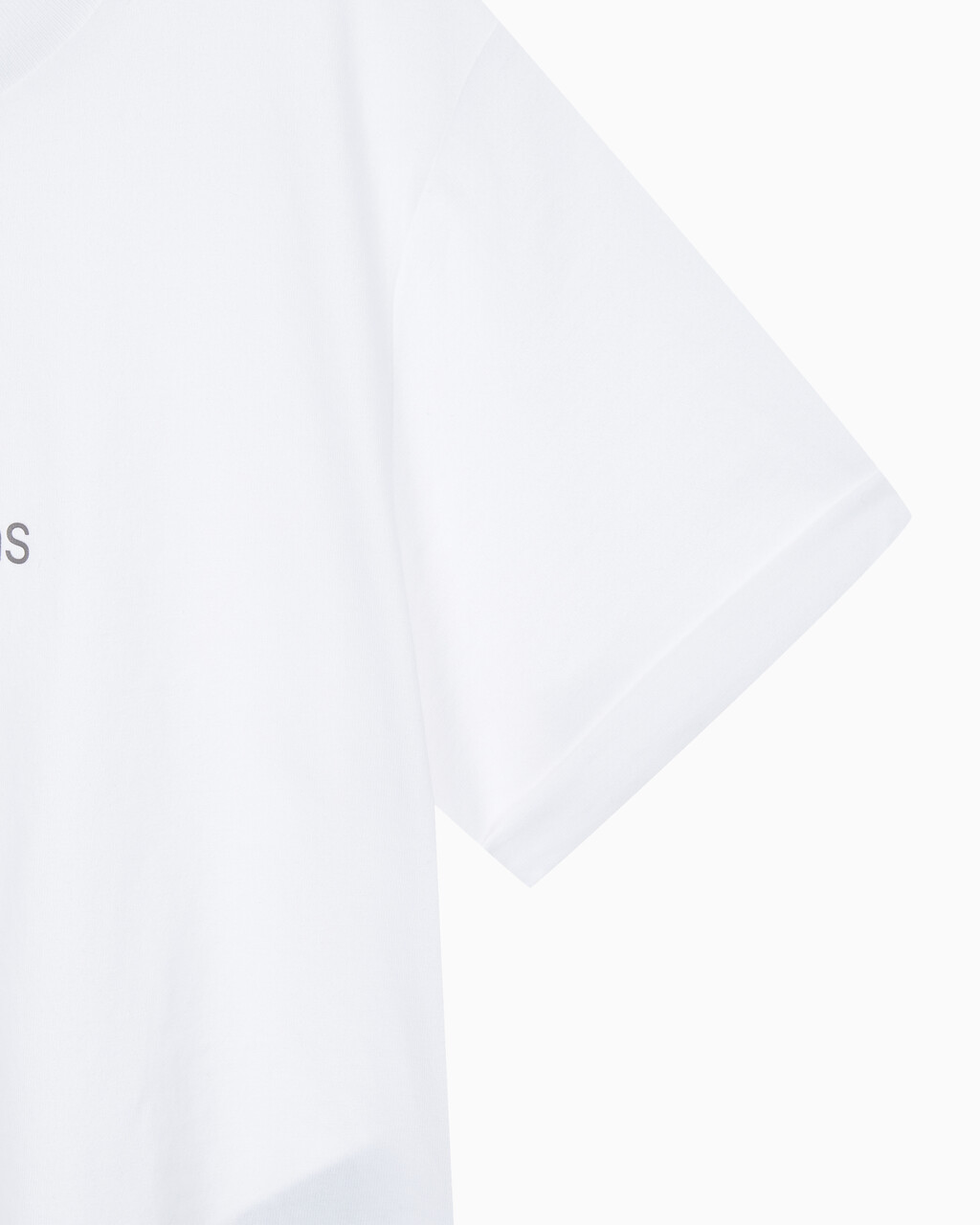 Buy 여성 모노그램 릴렉스핏 크롭 반팔 티셔츠 in color BRIGHT WHITE