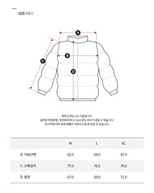 Buy 남성 리버서블 스탠카라 푸퍼 자켓 in color CK BLACK