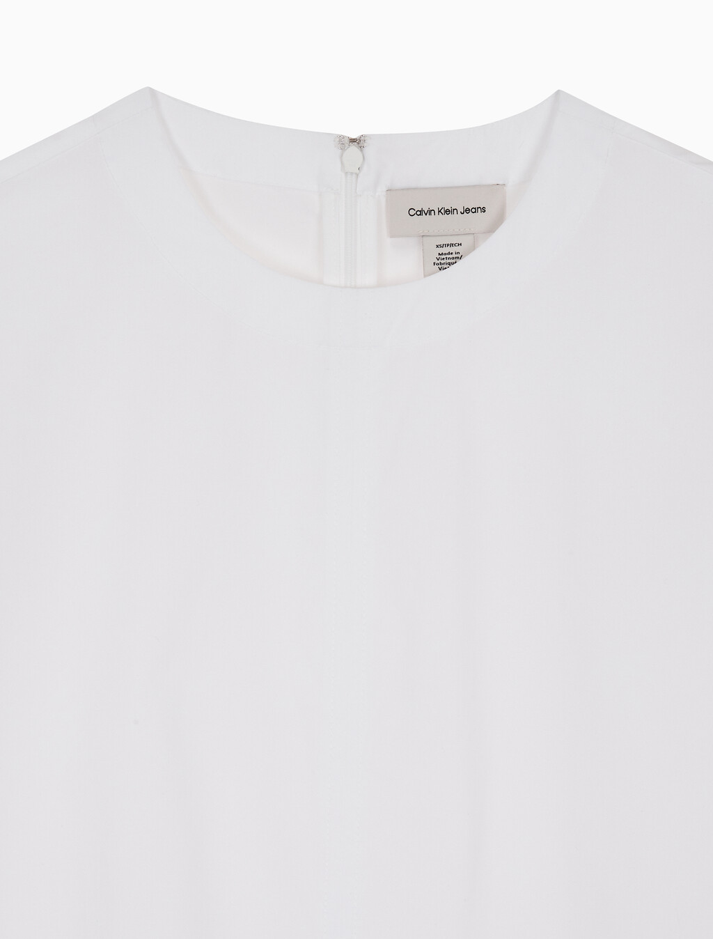 Buy 여성 캐주얼 오프 바디 셔츠 드레스 in color BRILLIANT WHITE