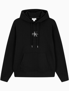 Buy 남성 프렌치테리 마이크로 모노그램 후디 in color BLACK