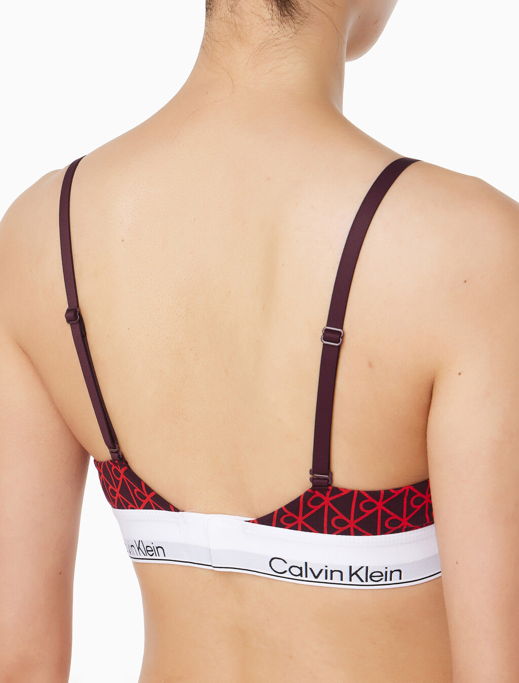 Buy 여성 아이콘 코튼 모달 트라이앵글 in color Red