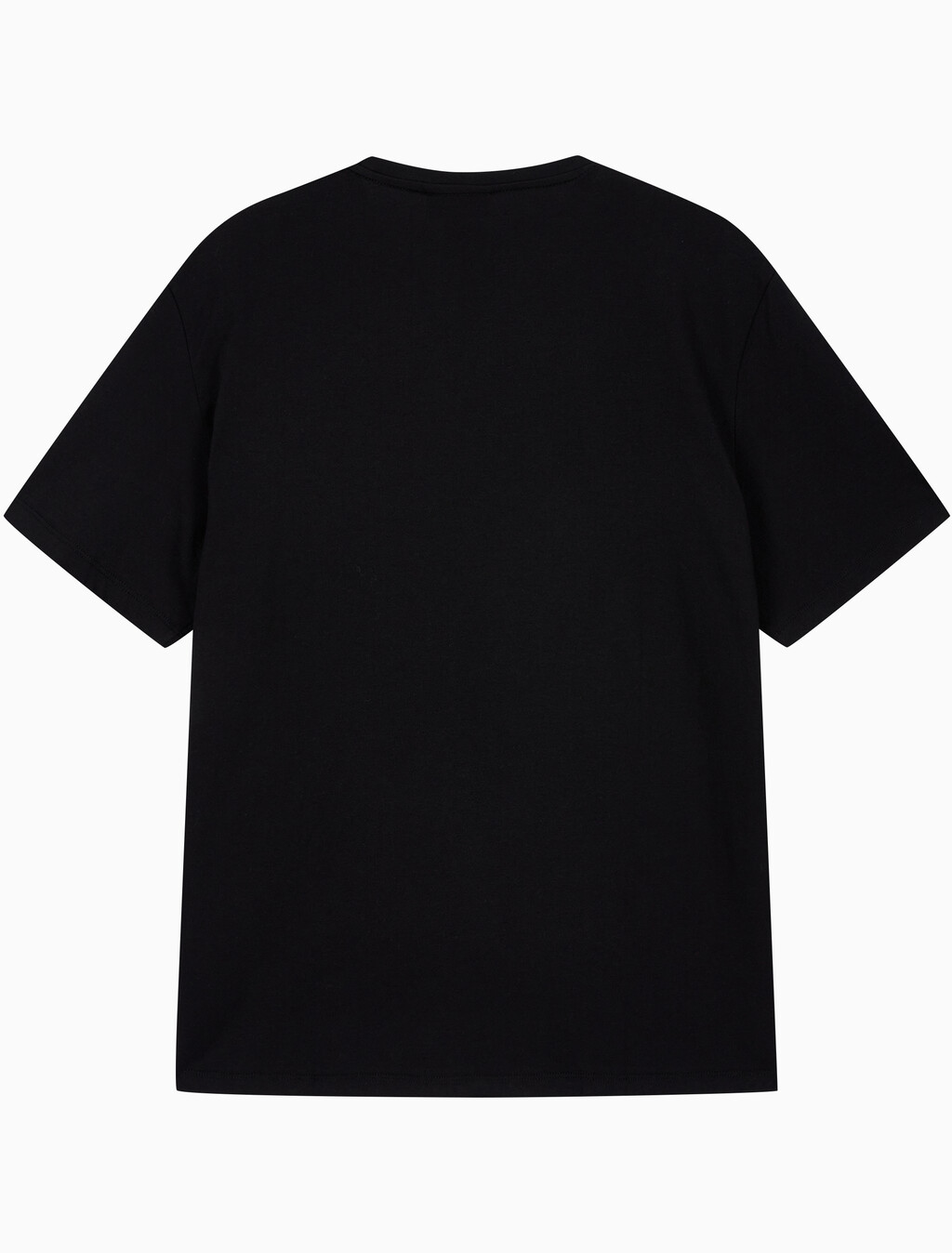 Buy 남성 클래식핏 뱃지 로고 반팔 티셔츠 in color BLACK