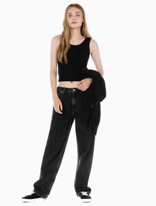 Buy 여성 투인원 패션 가디건 in color CK BLACK