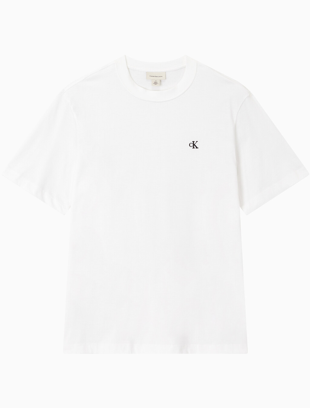 Buy 남성 이지핏 아카이브 로고 반팔 티셔츠 in color BRIGHT WHITE
