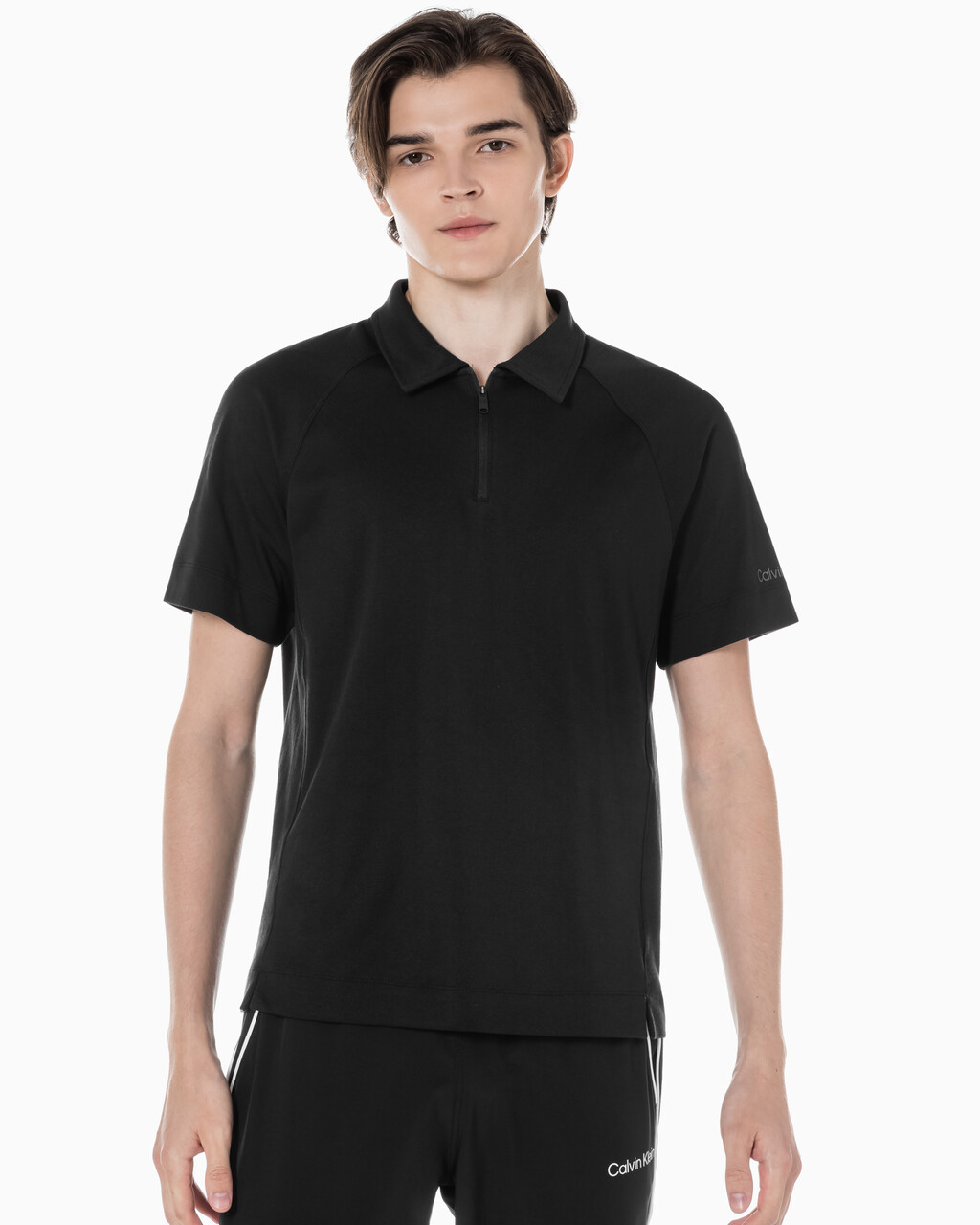 Buy 남성 레귤러핏 숏슬리브 폴로셔츠 in color BLACK