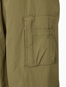 Buy 남성 릴렉스핏 패디드 기능성 봄버 자켓 in color OLIVE