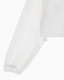 Buy 여성 릴랙스핏 쉐르파 크롭 풀오버 in color WHITE
