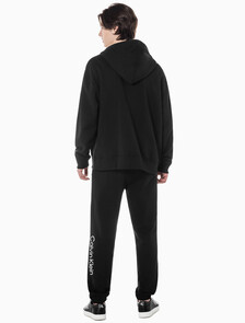 Buy 남성 스탠다드 로고 테리 조거팬츠 in color BLACK BEAUTY