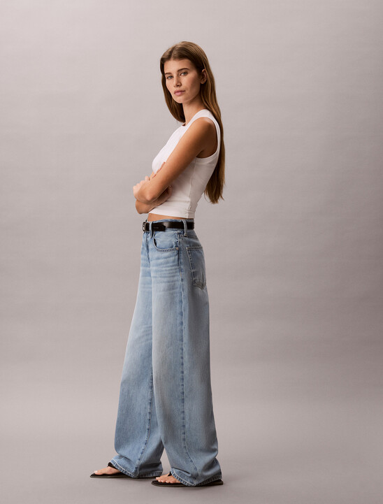 [Cooling] 여성 와이드레그 에코 데님