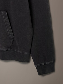 Buy 오프듀티 릴렉스 헤비 테리 풀집업 후드집업 in color Black Oyster