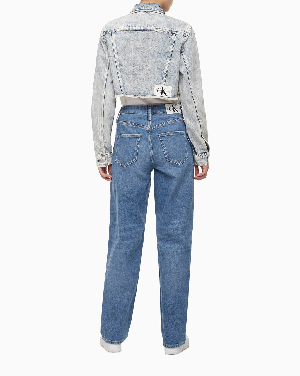 Buy 여성 익스트림 90's 크롭 데님 재킷 in color 028A CHALKY BLU