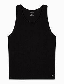 Buy 남성 코튼 스트레치 슬립 탱크 3PK in color BLACK