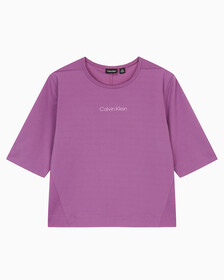Buy 여성 박시 핏 에센셜 기능성 반팔 티셔츠 in color AMETHYST