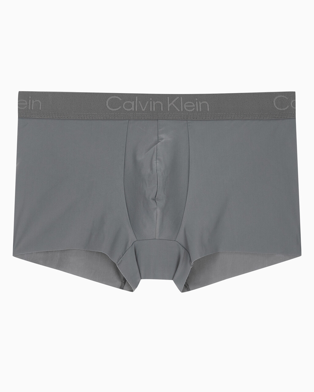 Buy 남성 CK 블랙 마이크로 싱글 로우라이즈 트렁크 in color GREY SKY